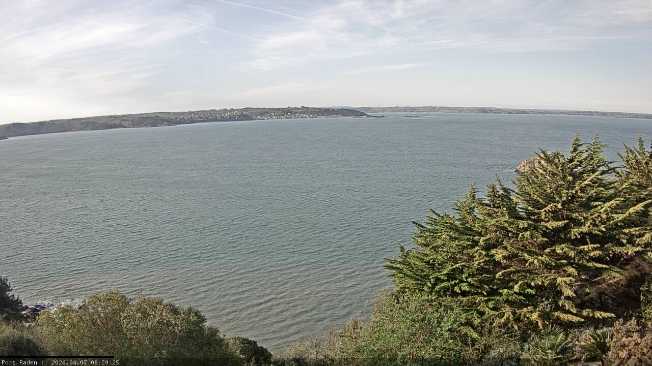 Vue mer en direct de la station