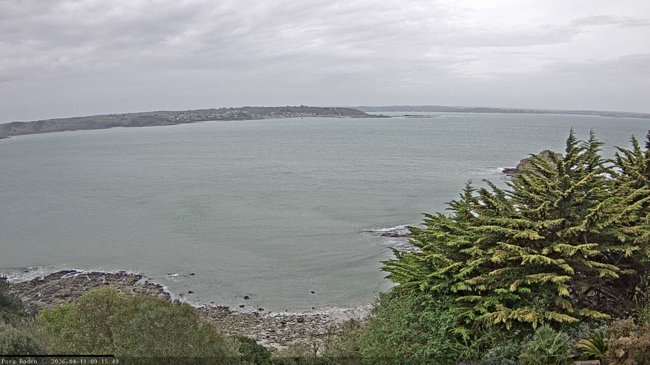Vue mer en direct de la station