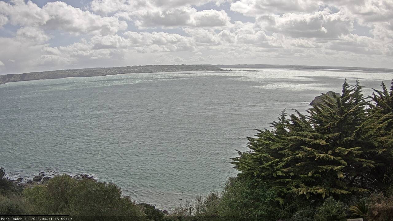 Vue mer en direct de la station
