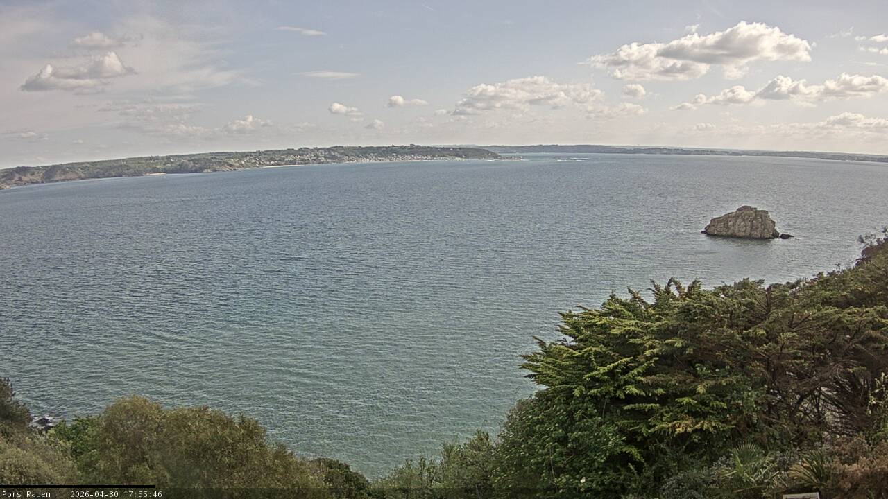 Vue mer en direct de la station