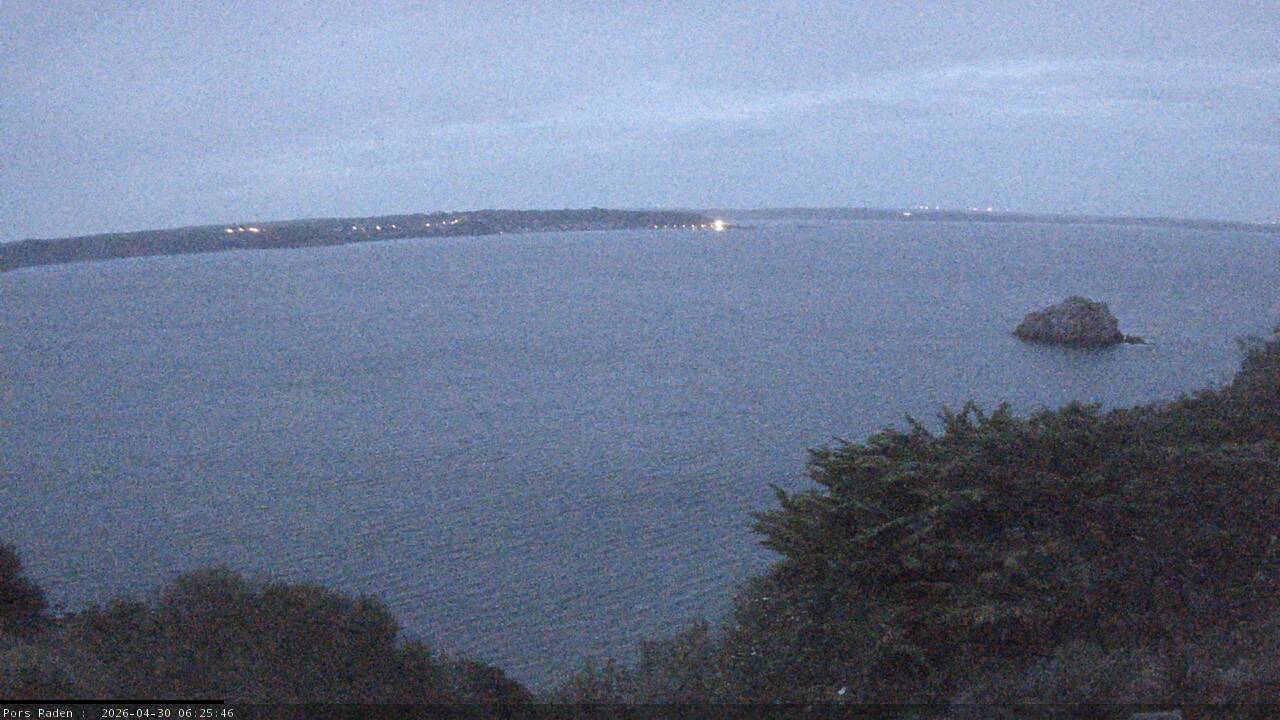 Vue mer en direct de la station