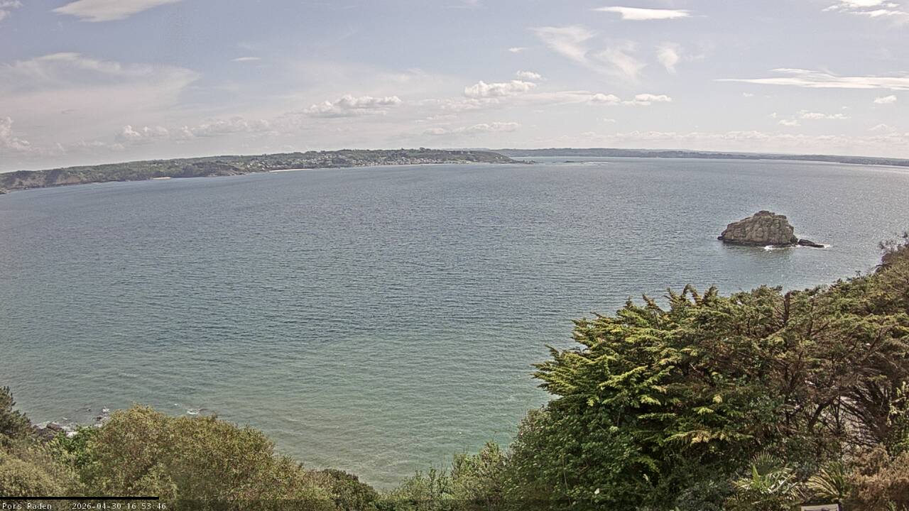 Vue mer en direct de la station