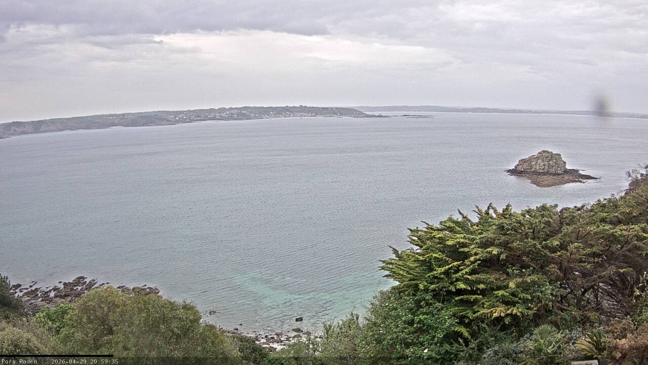 Vue mer en direct de la station