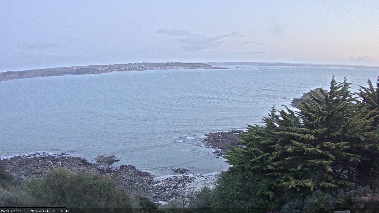 Vue mer en direct de la station