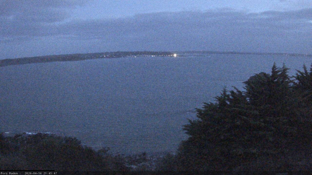 Vue mer en direct de la station