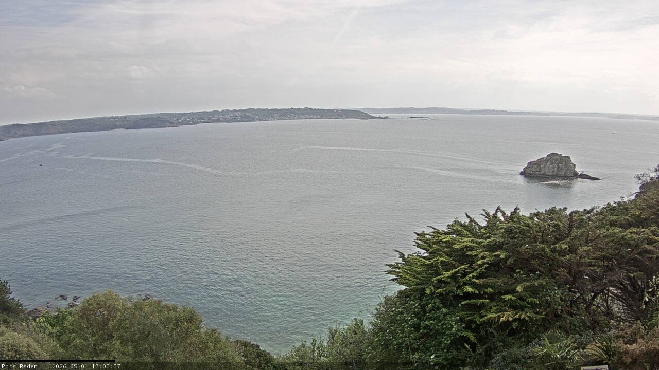 Vue mer en direct de la station