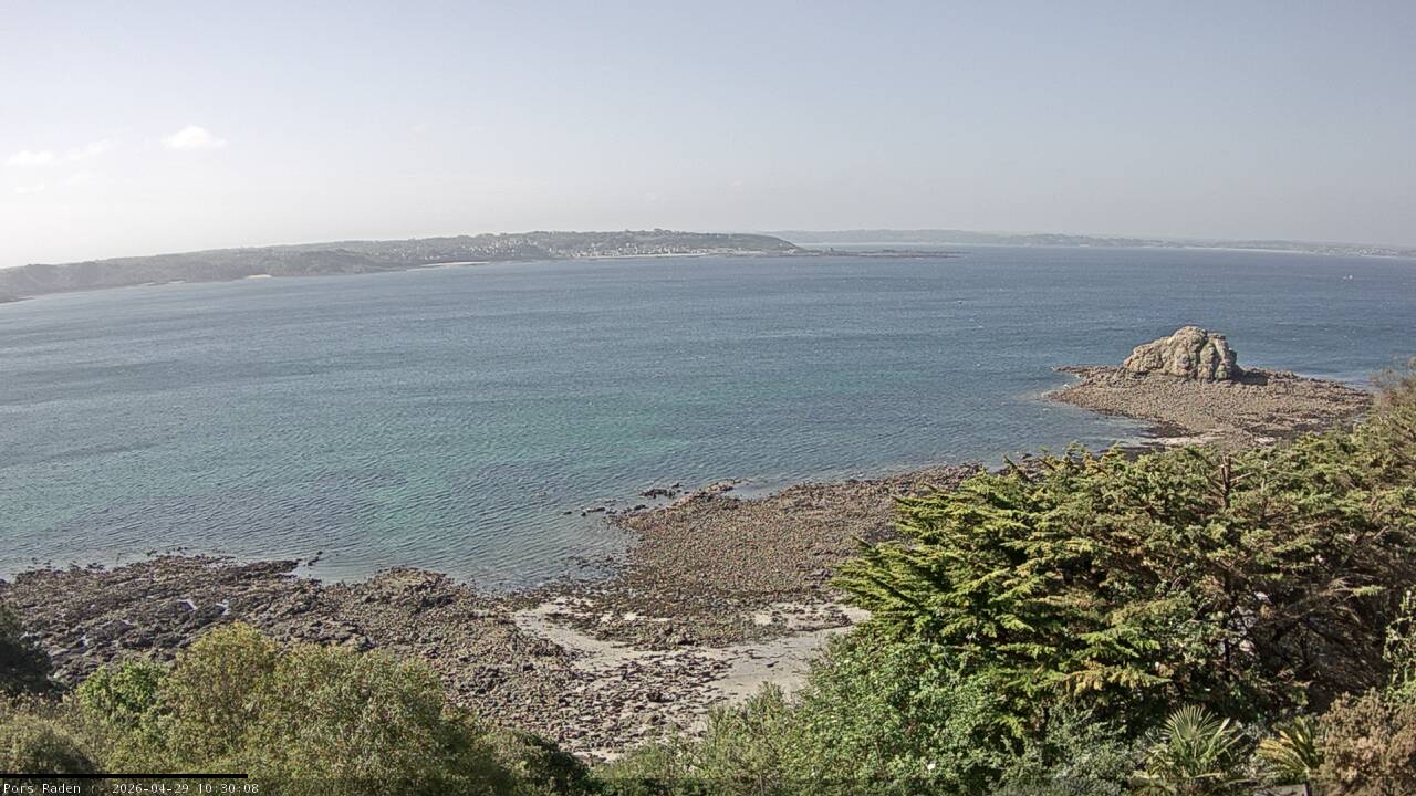 Vue mer en direct de la station