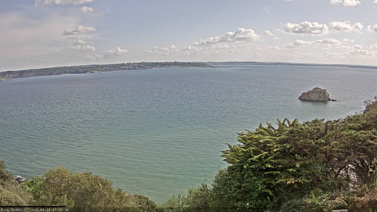 Vue mer en direct de la station