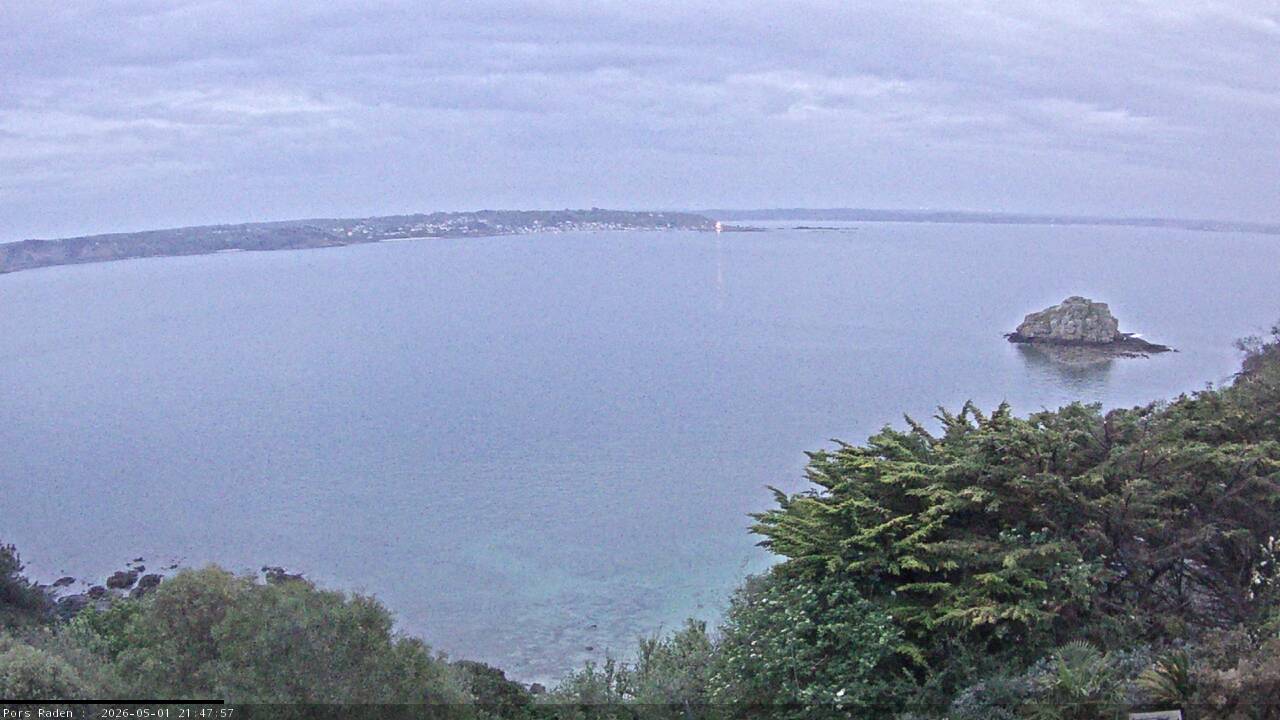 Vue mer en direct de la station