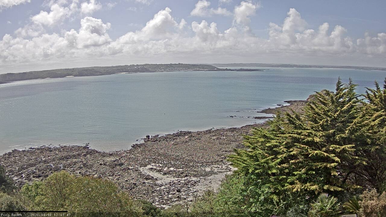 Vue mer en direct de la station
