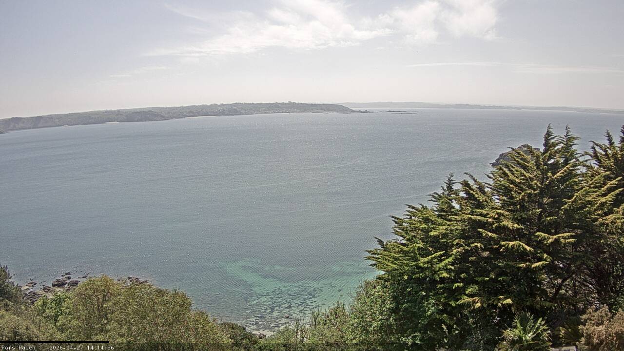 Vue mer en direct de la station