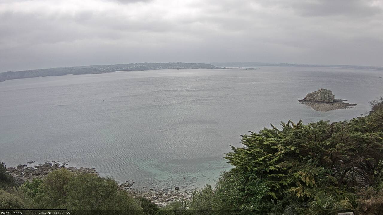 Vue mer en direct de la station