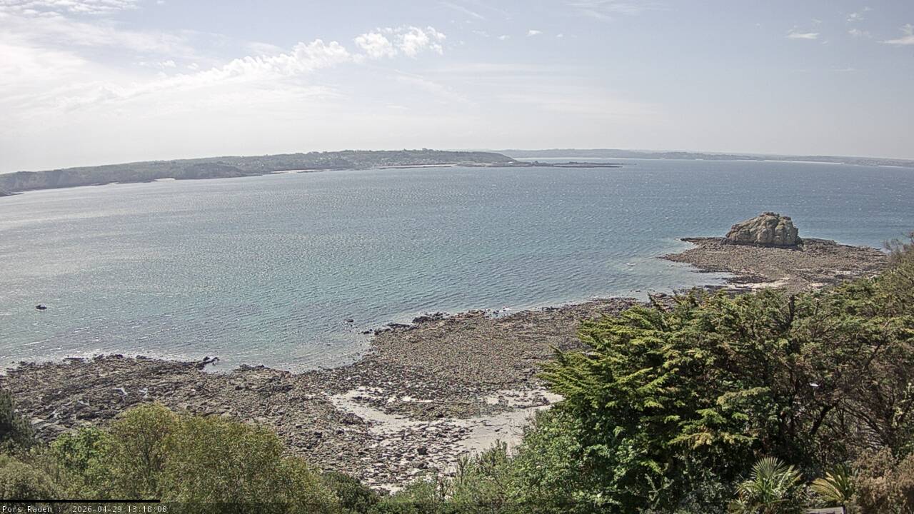 Vue mer en direct de la station