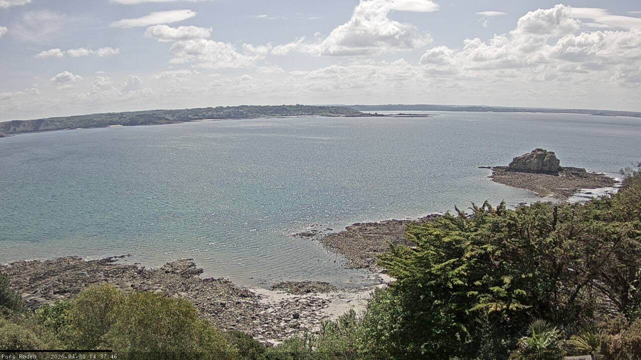 Vue mer en direct de la station