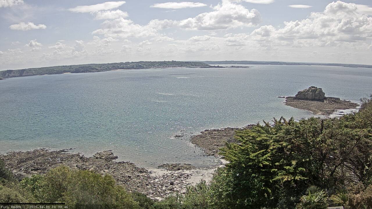 Vue mer en direct de la station