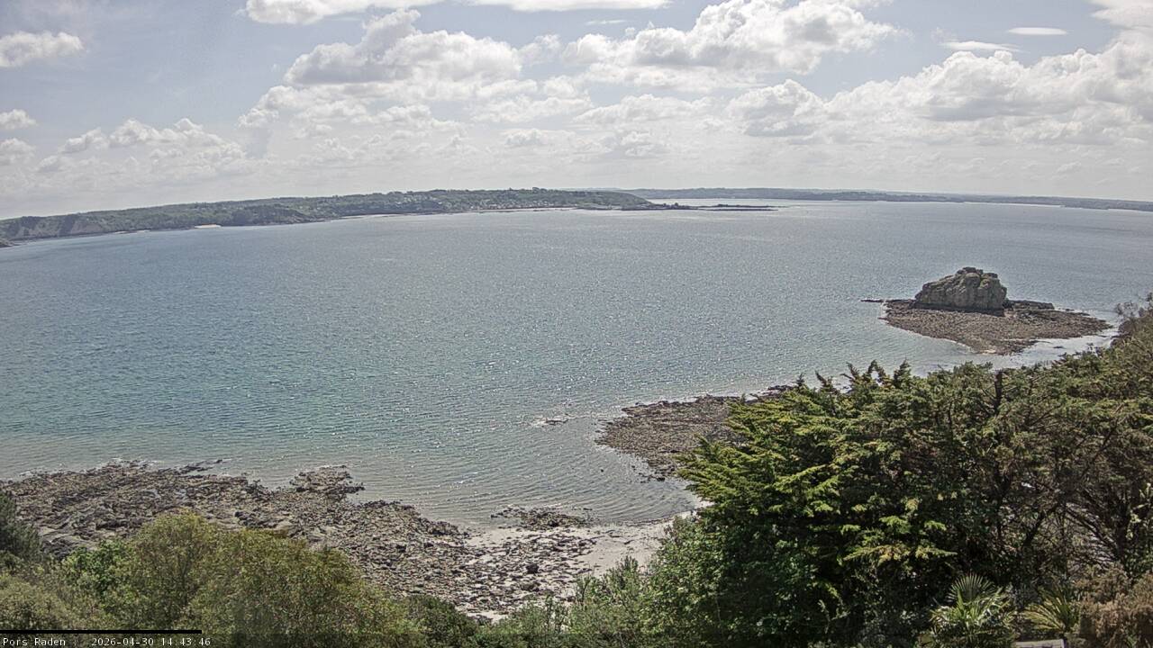 Vue mer en direct de la station