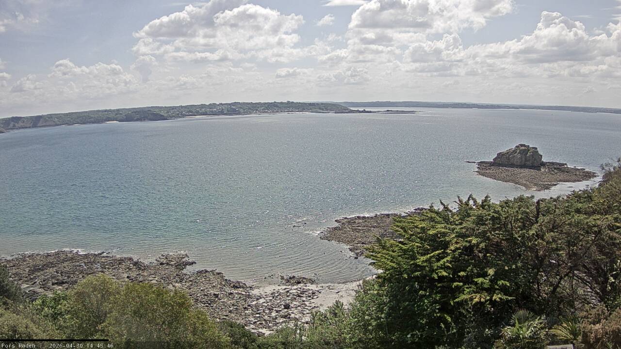 Vue mer en direct de la station