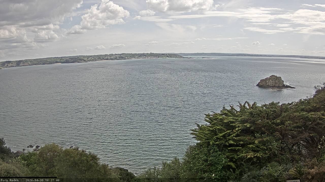 Vue mer en direct de la station