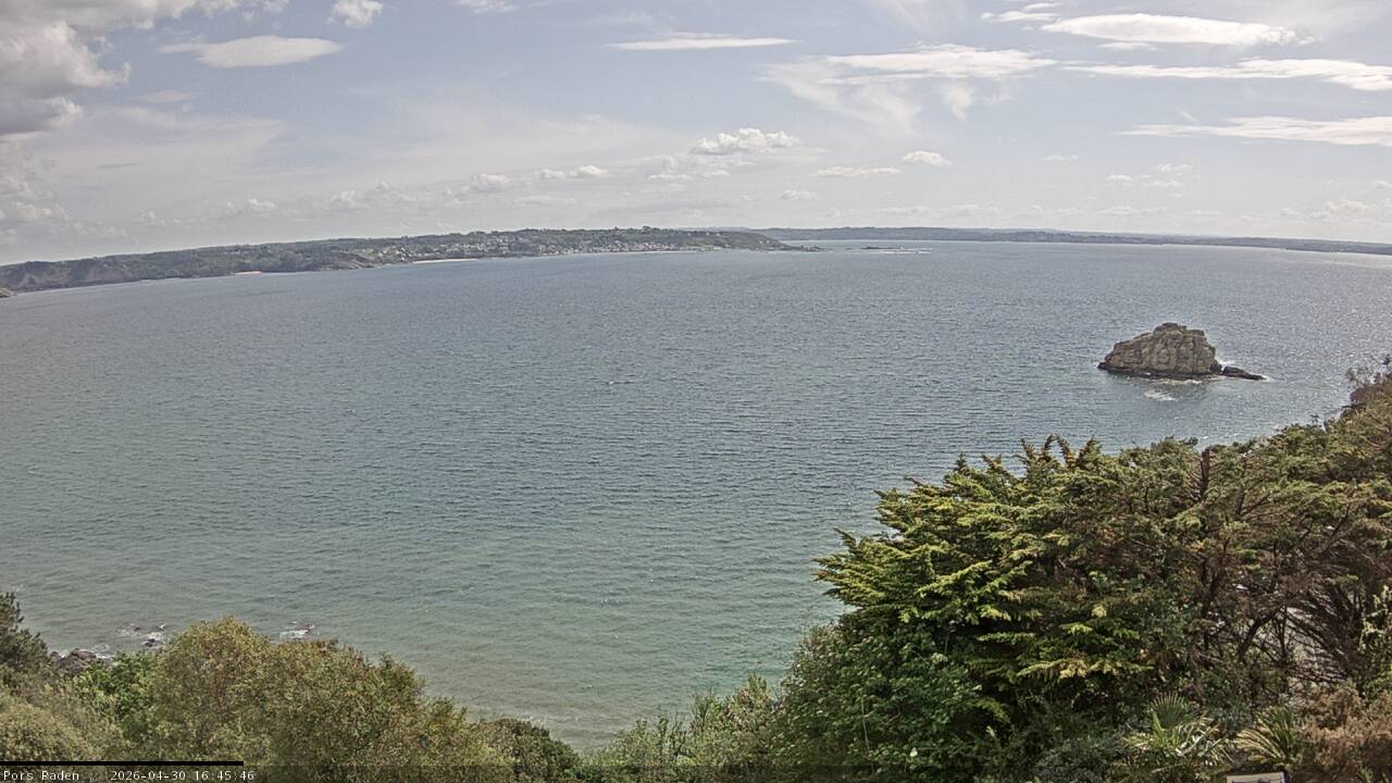 Vue mer en direct de la station