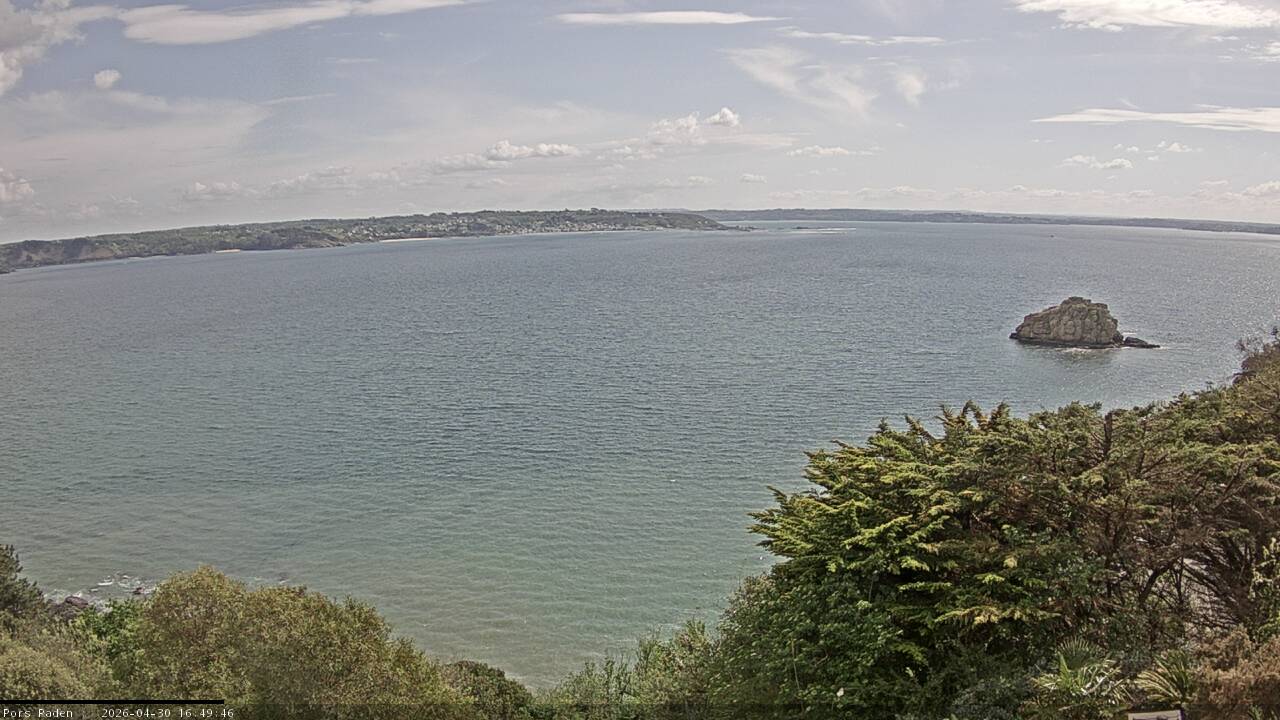 Vue mer en direct de la station