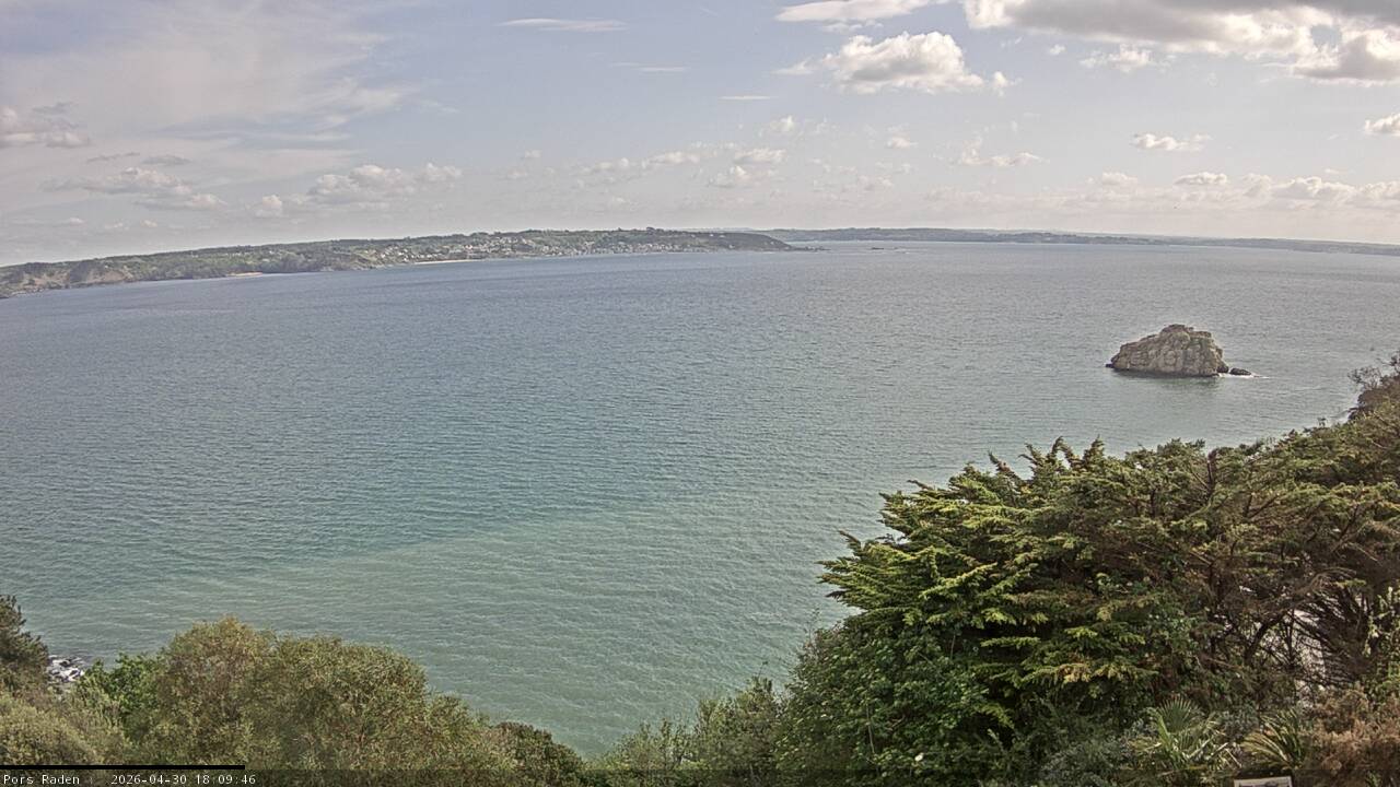 Vue mer en direct de la station