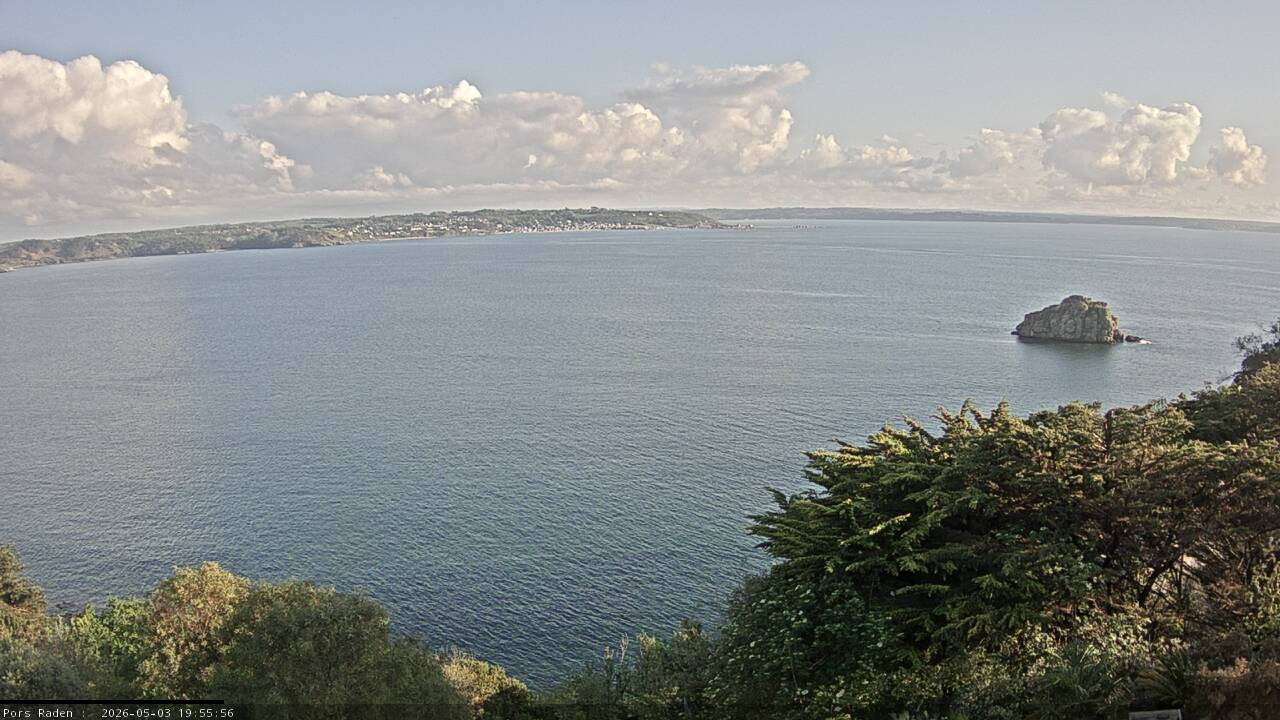 Vue mer en direct de la station