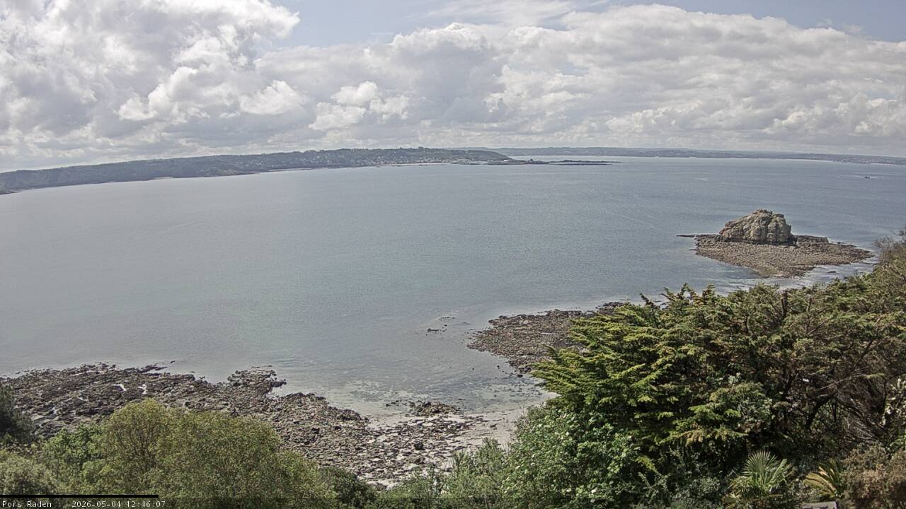 Vue mer en direct de la station