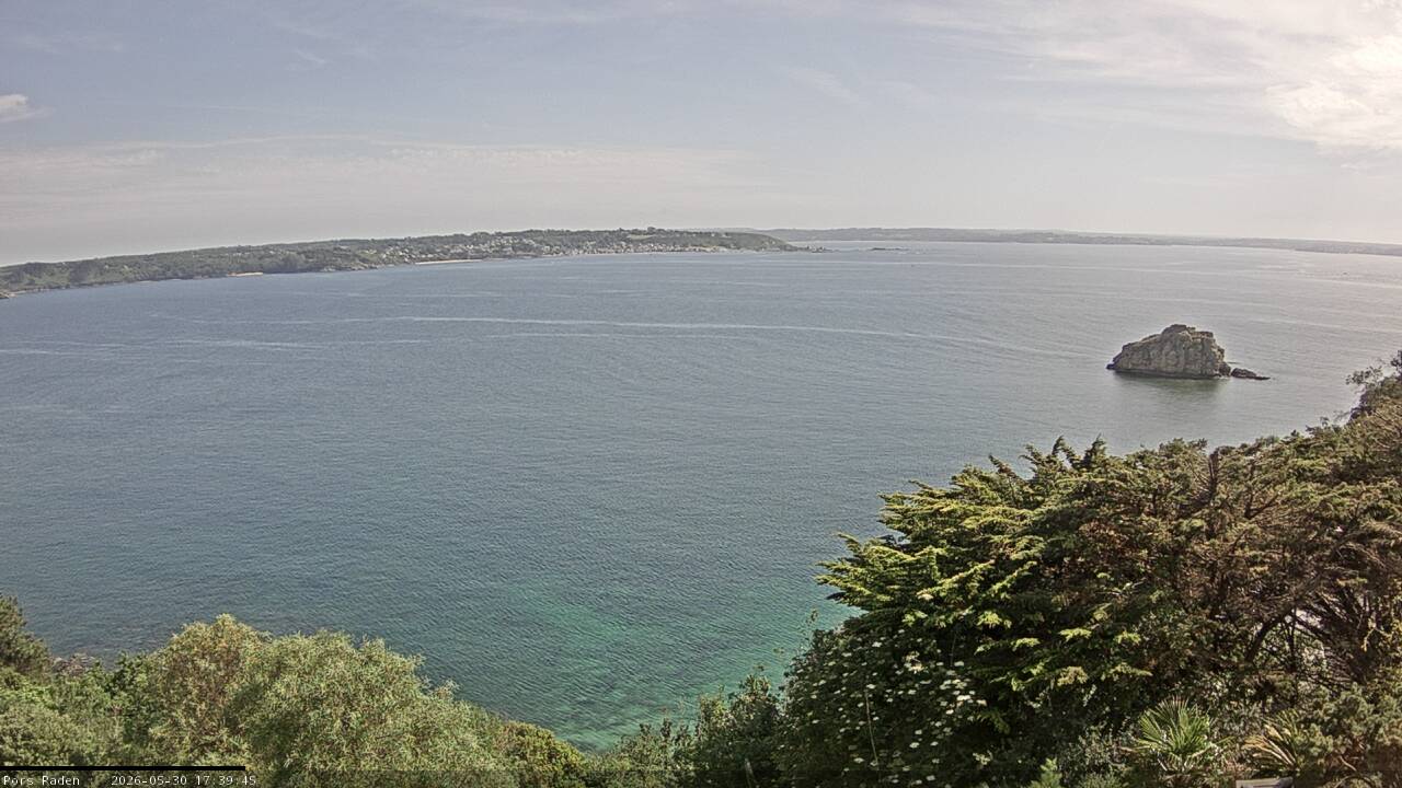 Vue mer en direct de la station