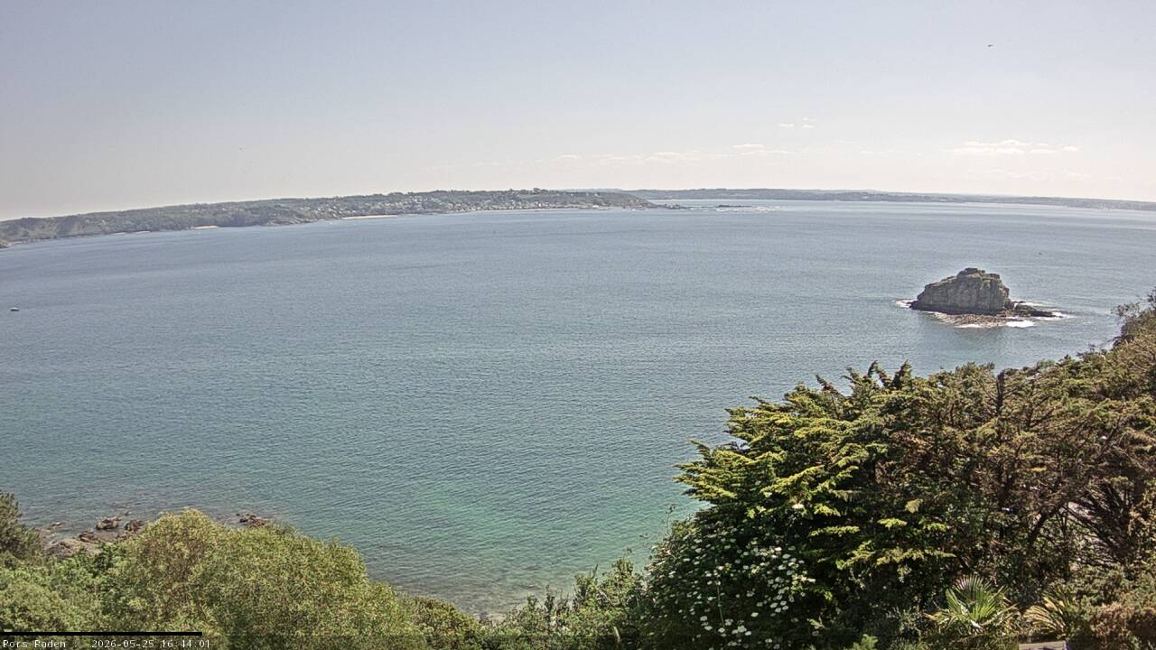 Vue mer en direct de la station