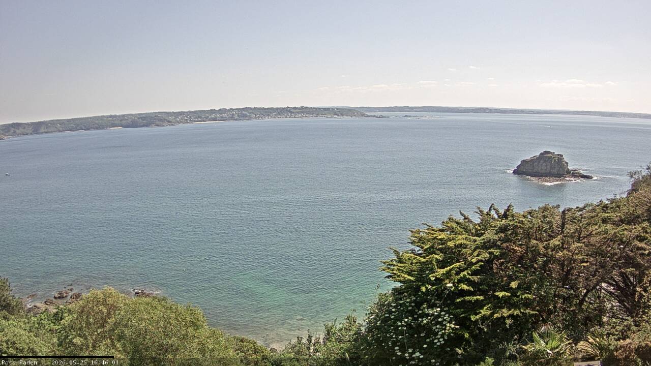 Vue mer en direct de la station