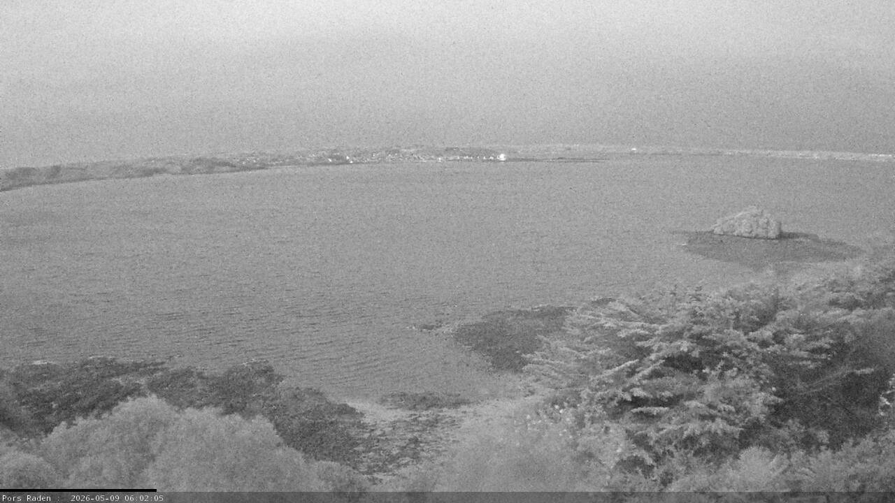 Vue mer en direct de la station