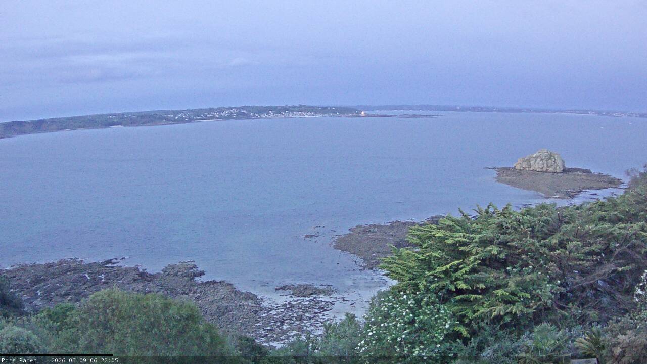 Vue mer en direct de la station