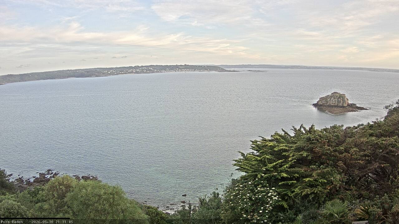 Vue mer en direct de la station