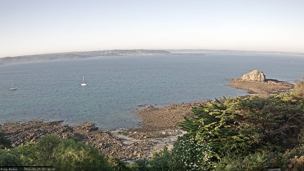 Vue mer en direct de la station