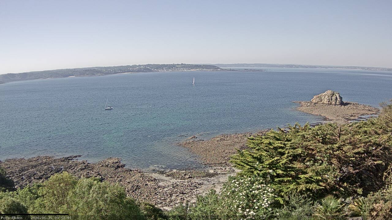 Vue mer en direct de la station
