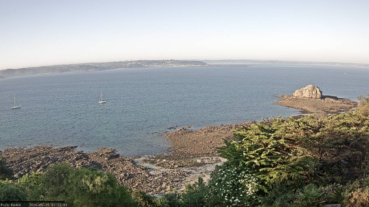 Vue mer en direct de la station