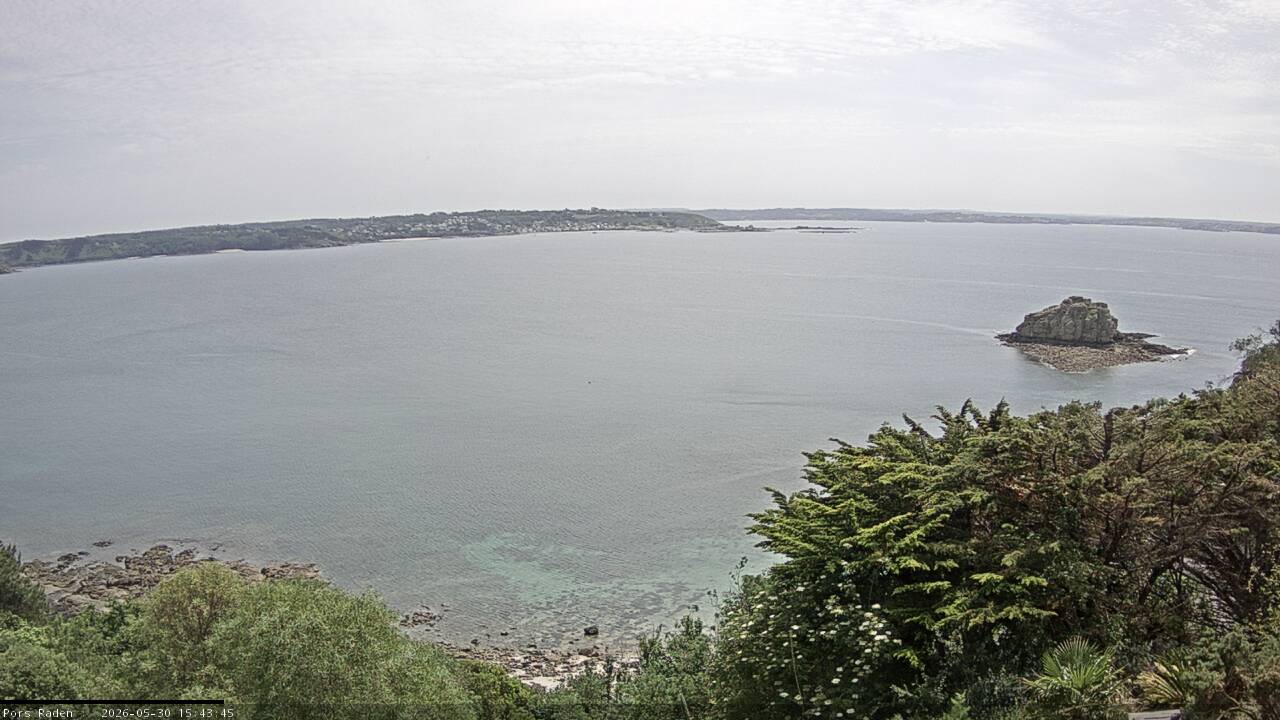 Vue mer en direct de la station