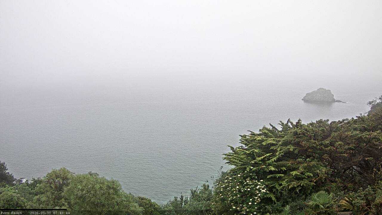 Vue mer en direct de la station