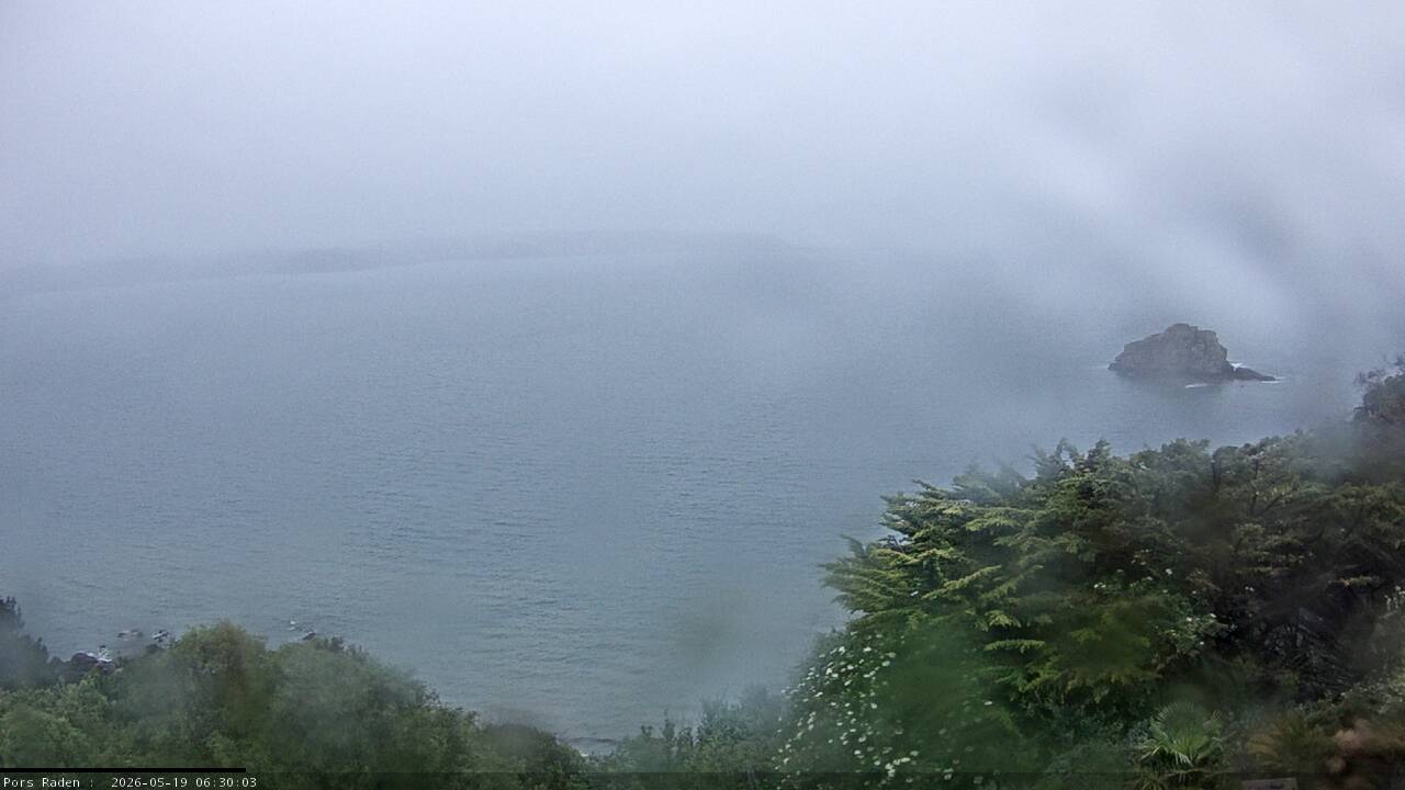 Vue mer en direct de la station