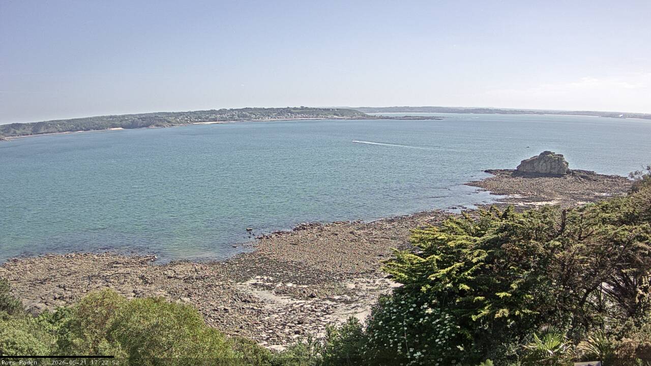 Vue mer en direct de la station