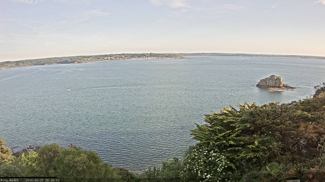 Vue mer en direct de la station