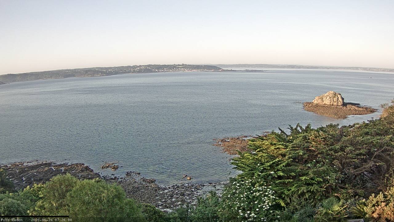 Vue mer en direct de la station