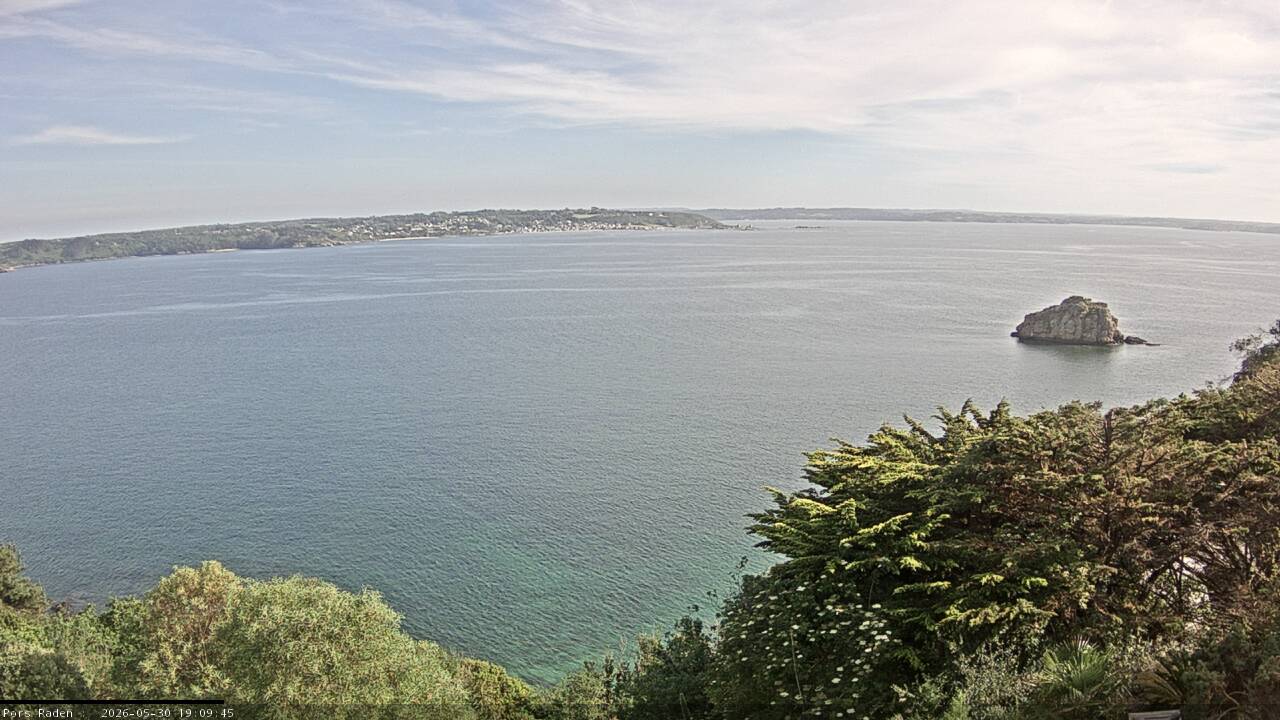 Vue mer en direct de la station