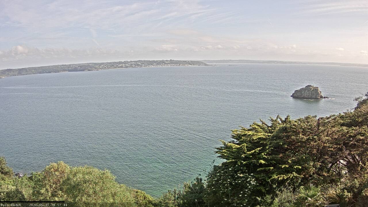 Vue mer en direct de la station