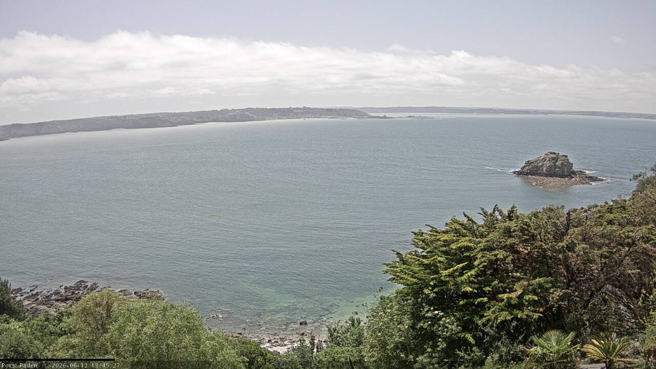 Vue mer en direct de la station