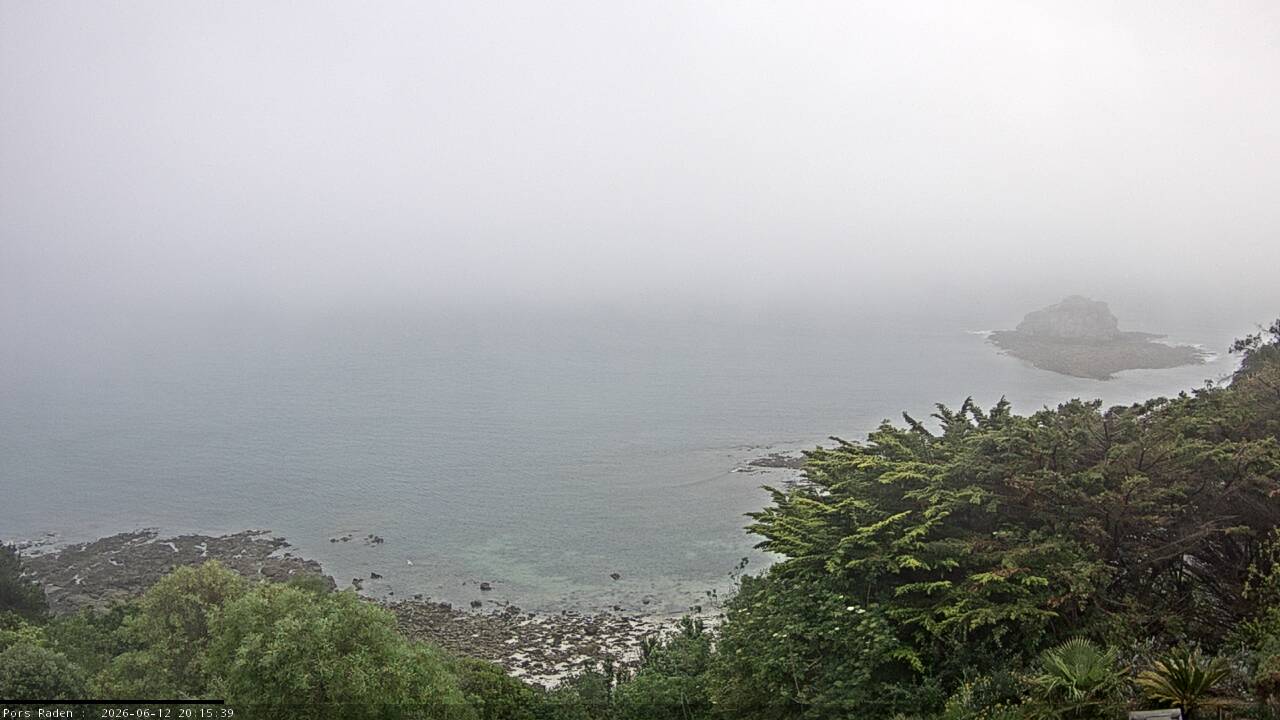 Vue mer en direct de la station