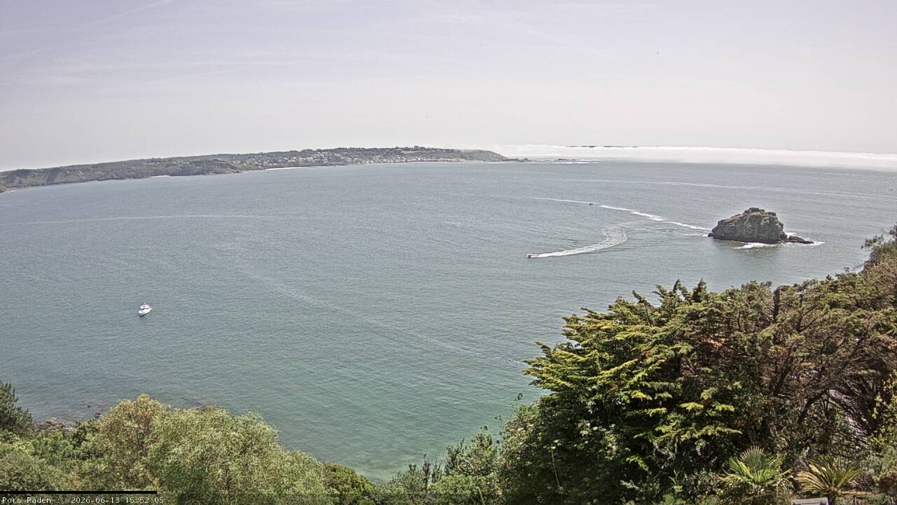 Vue mer en direct de la station