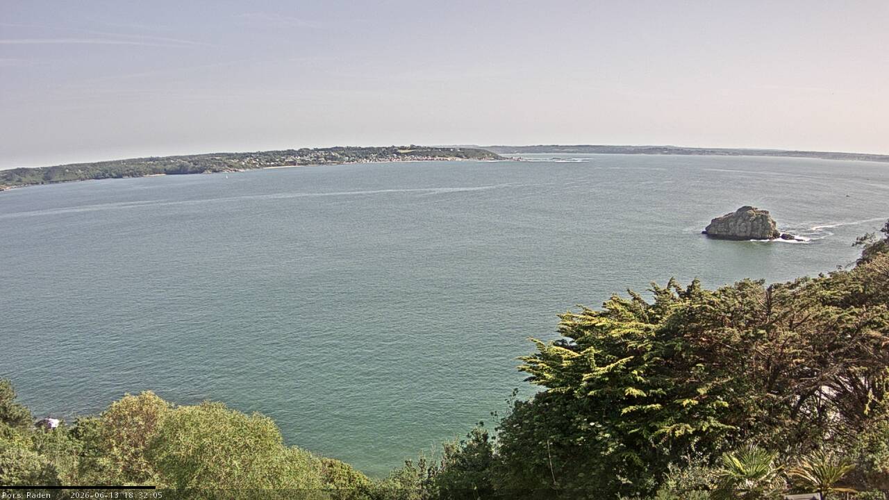 Vue mer en direct de la station