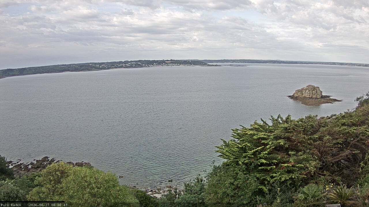 Vue mer en direct de la station