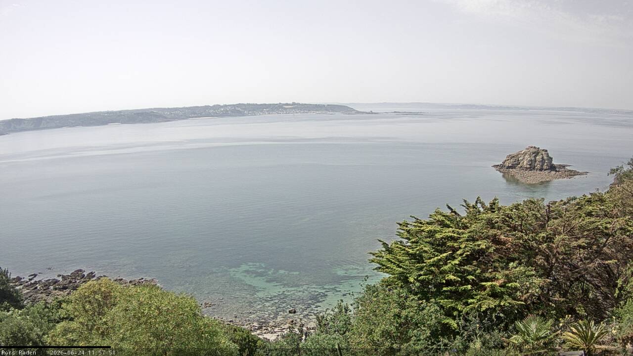 Vue mer en direct de la station
